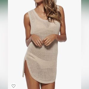 Beige Cover Up One Size